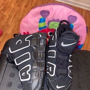 12c boys Nike air more uptempos